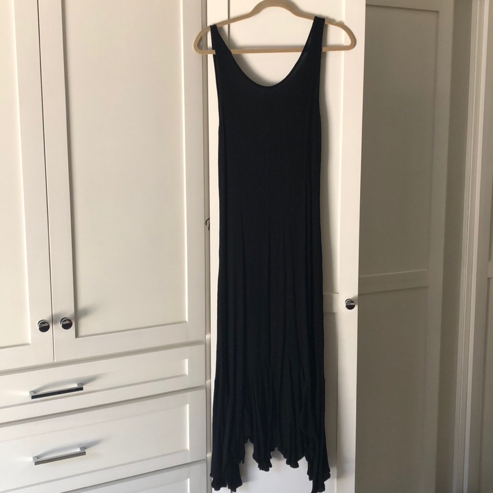 Cleobella Black scoop back rayon dress